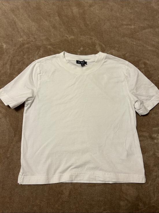 J. Crew Tops - J. Crew White Short Sleeve Crewneck Tee